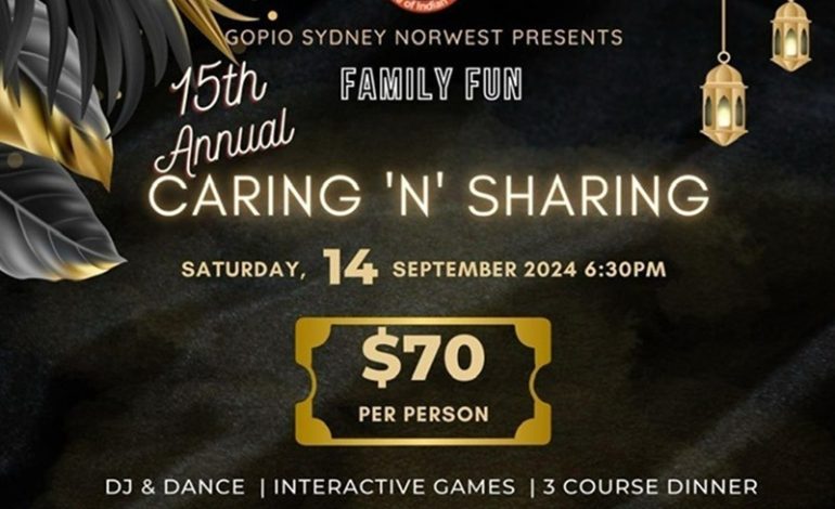  15th Annual Caring n Sharing Gala Fundraising Night for the heart foundation & Cancer Council