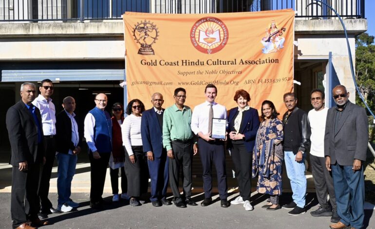  Gold Coast Hindu Community Secures Major Grant For Long-Awaited Cultural Precinct
