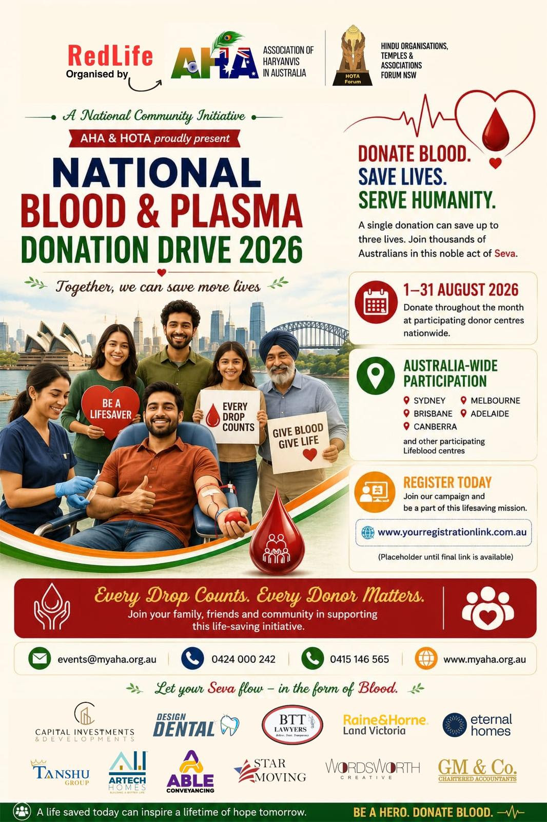 National Blood and Plasma Donation Drive 2026