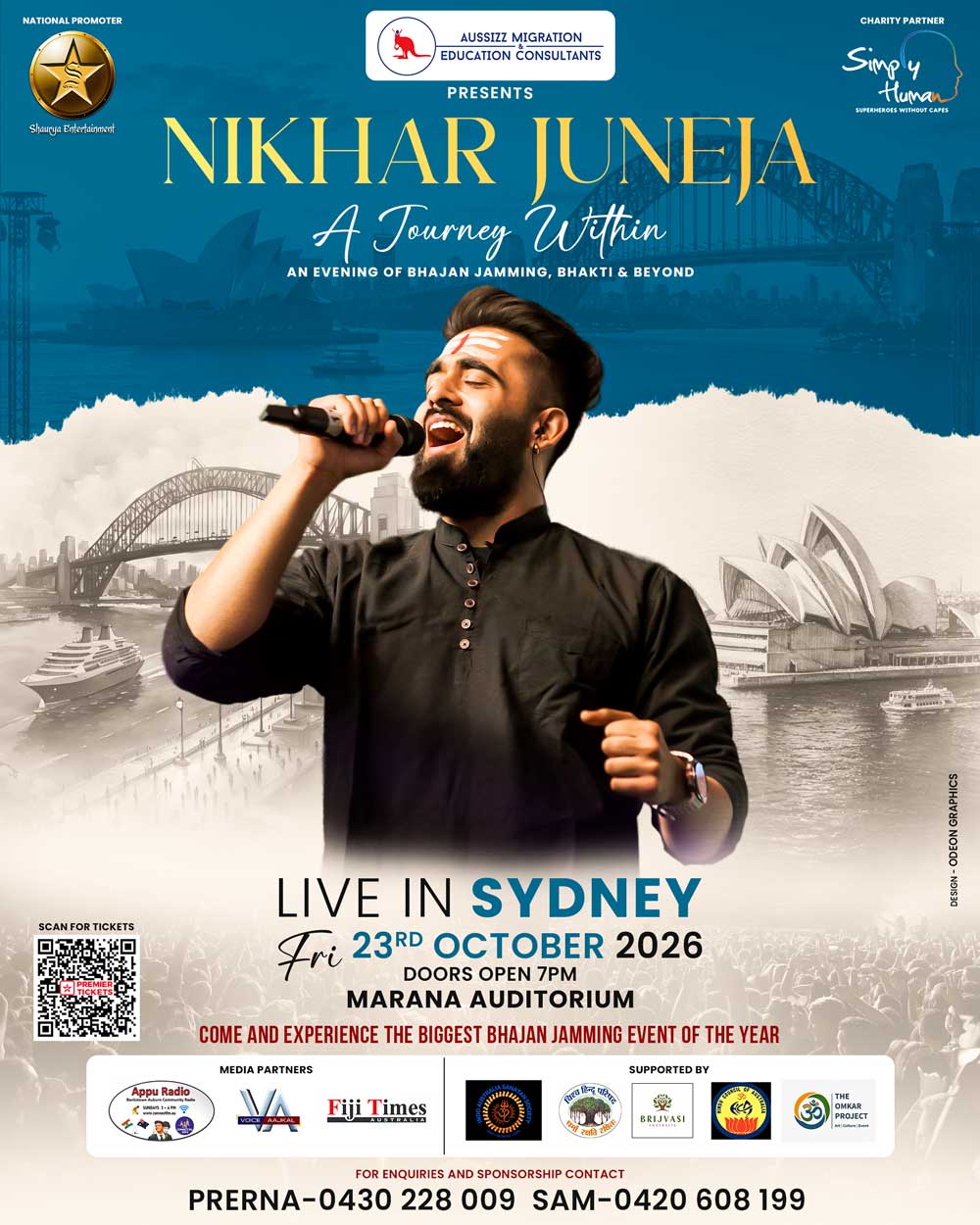 Nikhar Juneja Live in Sydney – A Journey Within (An Evening of Bhajan Jamming, Bhakti & Beyond)