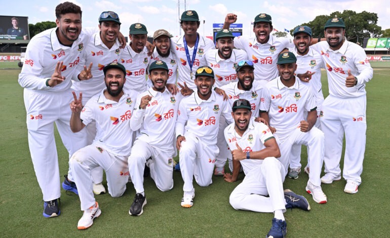  Bangladesh Stun Australia With Historic Nine-Wicket Darwin Test Victory