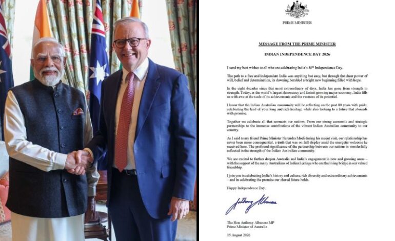  A Message of Pride and Belonging: Albanese Celebrates Indian Australians on India’s 80th Independence Day
