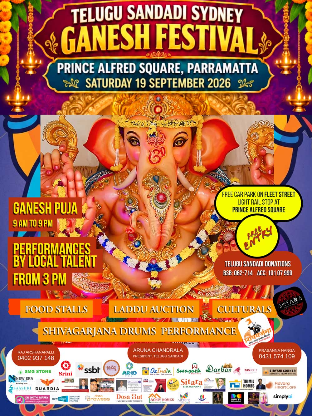 Ganesh Festival in Parramatta