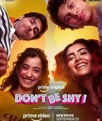  DON’T BE SHY (Releasing 25 September 2026 on PRIME VIDEO) | HINDI