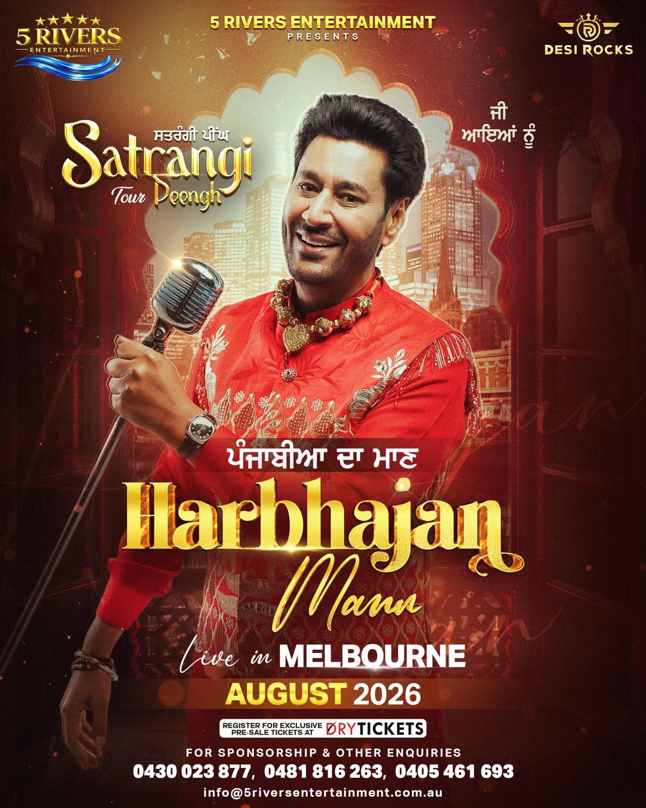Harbhajan Mann Live in Melbourne